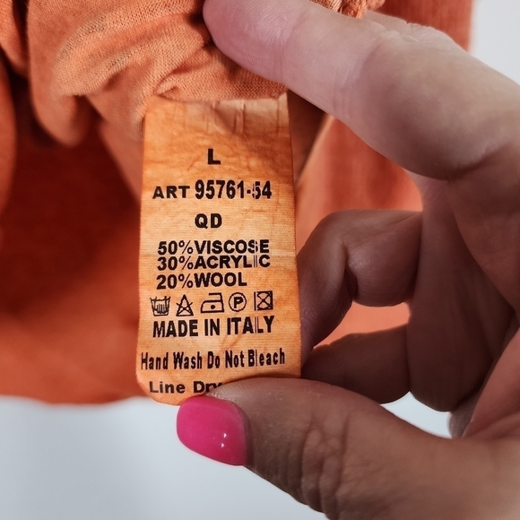 BELLE FRANCE WOOL BLEND LAYERED LOOK SWEATER - Picture 7 of 8